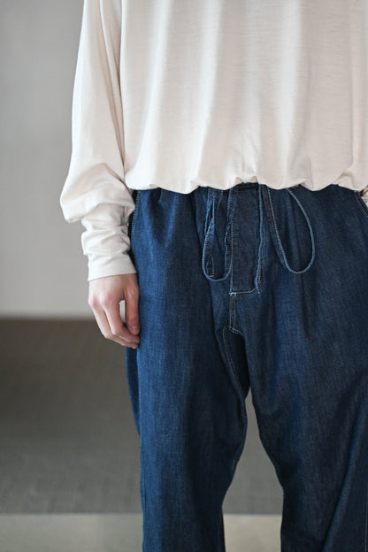 CASEY CASEY / TIE ME UP PANT -INDIGO