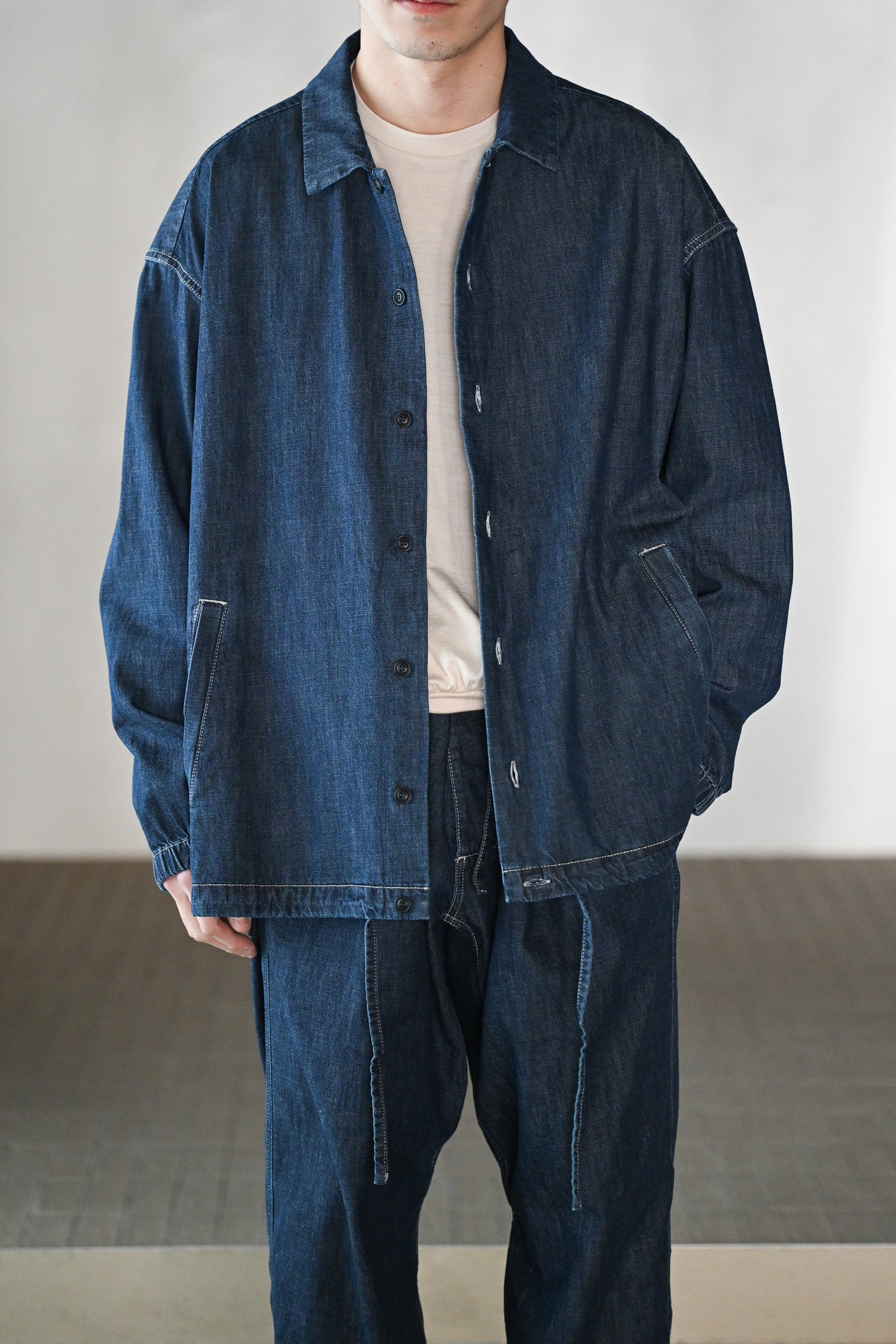CASEY CASEY / EUDES DENIM SHIRT -INDIGO