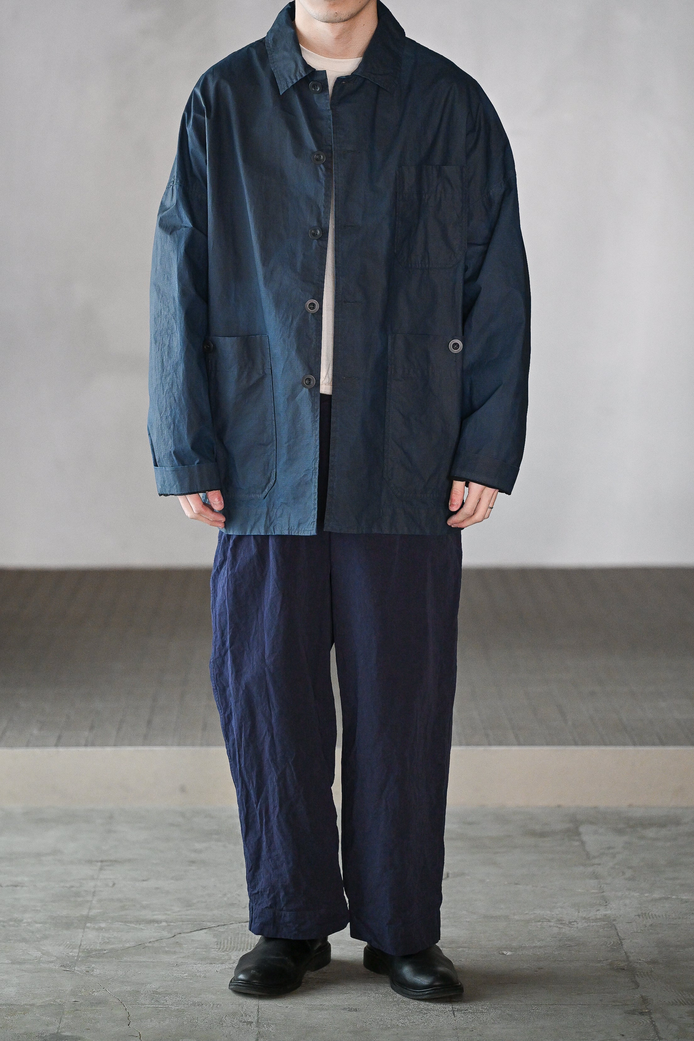 CASEY CASEY / HIGA TRAVAIL JACKET -NAVY