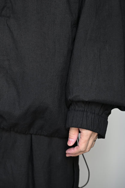 ANCELLM / L/N PULLOVER SHIRT -BLACK