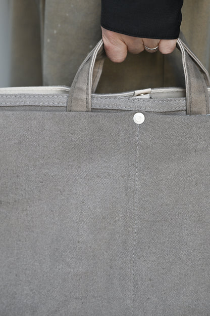 ANCELLM / ANCELLM with This is a(n) C/R DUCK BAG -GREIGE