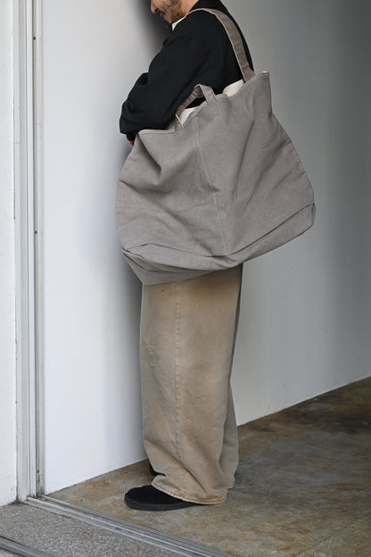 ANCELLM / ANCELLM with This is a(n) C/R DUCK BAG -GREIGE