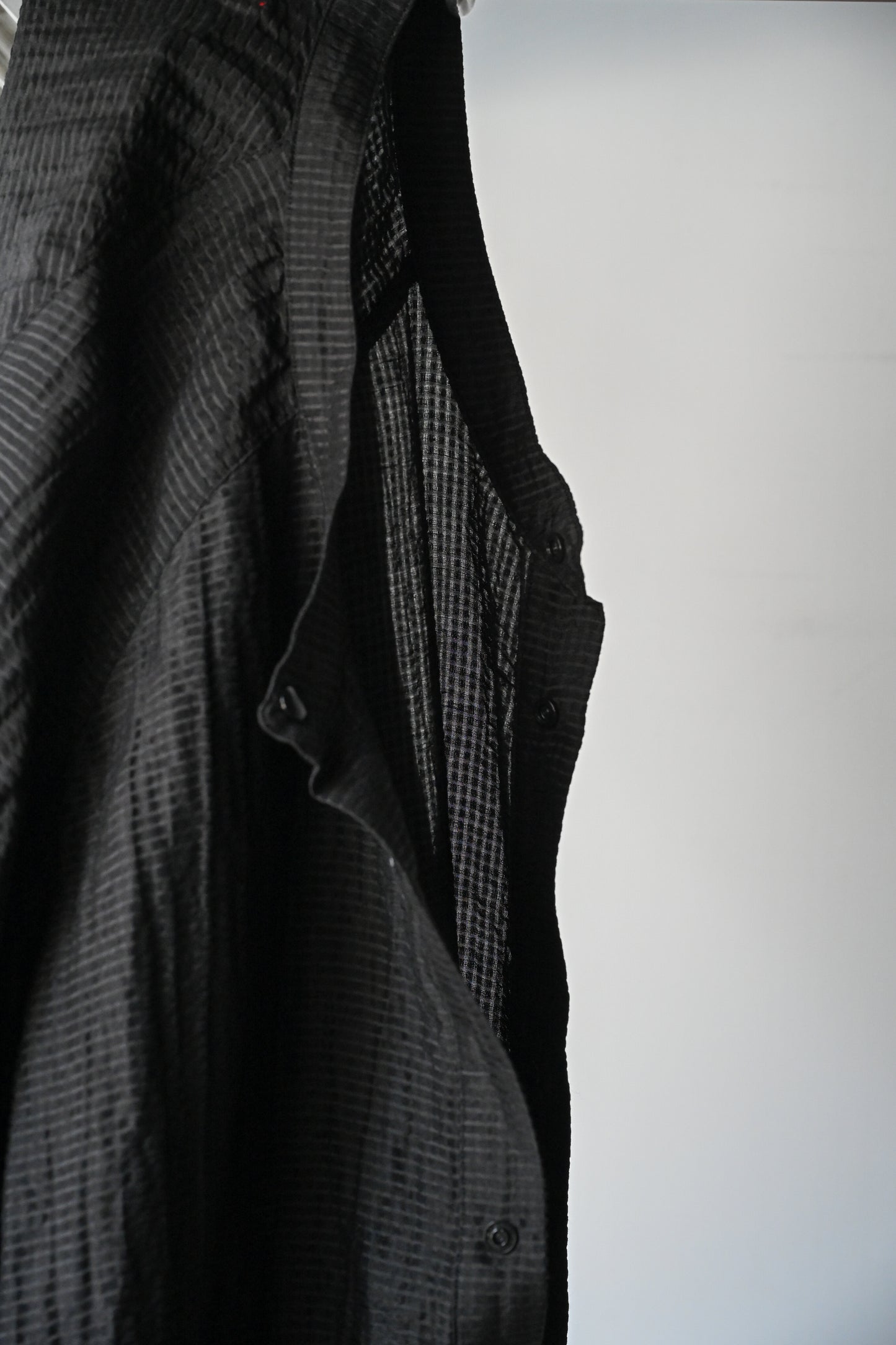 barbell object / uneven s/l top -BLACK