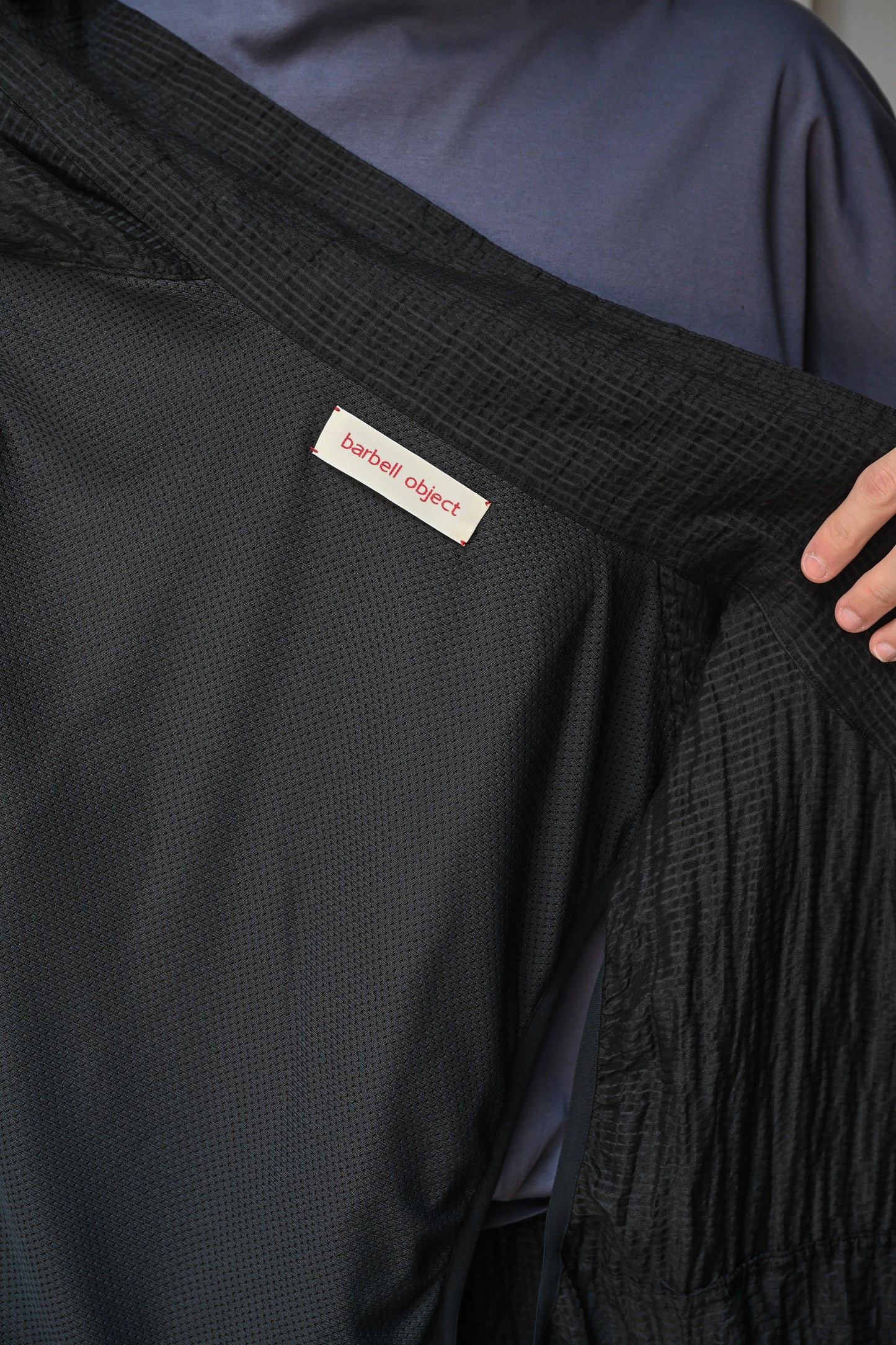 barbell object / uneven vest -BLACK
