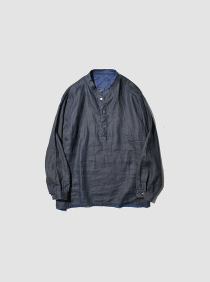 MITTAN / やわらか大麻プルオーバー -墨×インディゴ