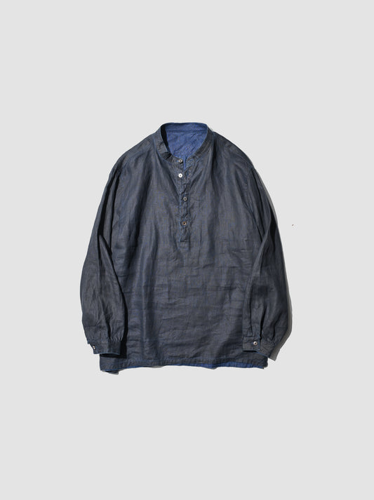 MITTAN / やわらか大麻プルオーバー -墨×インディゴ