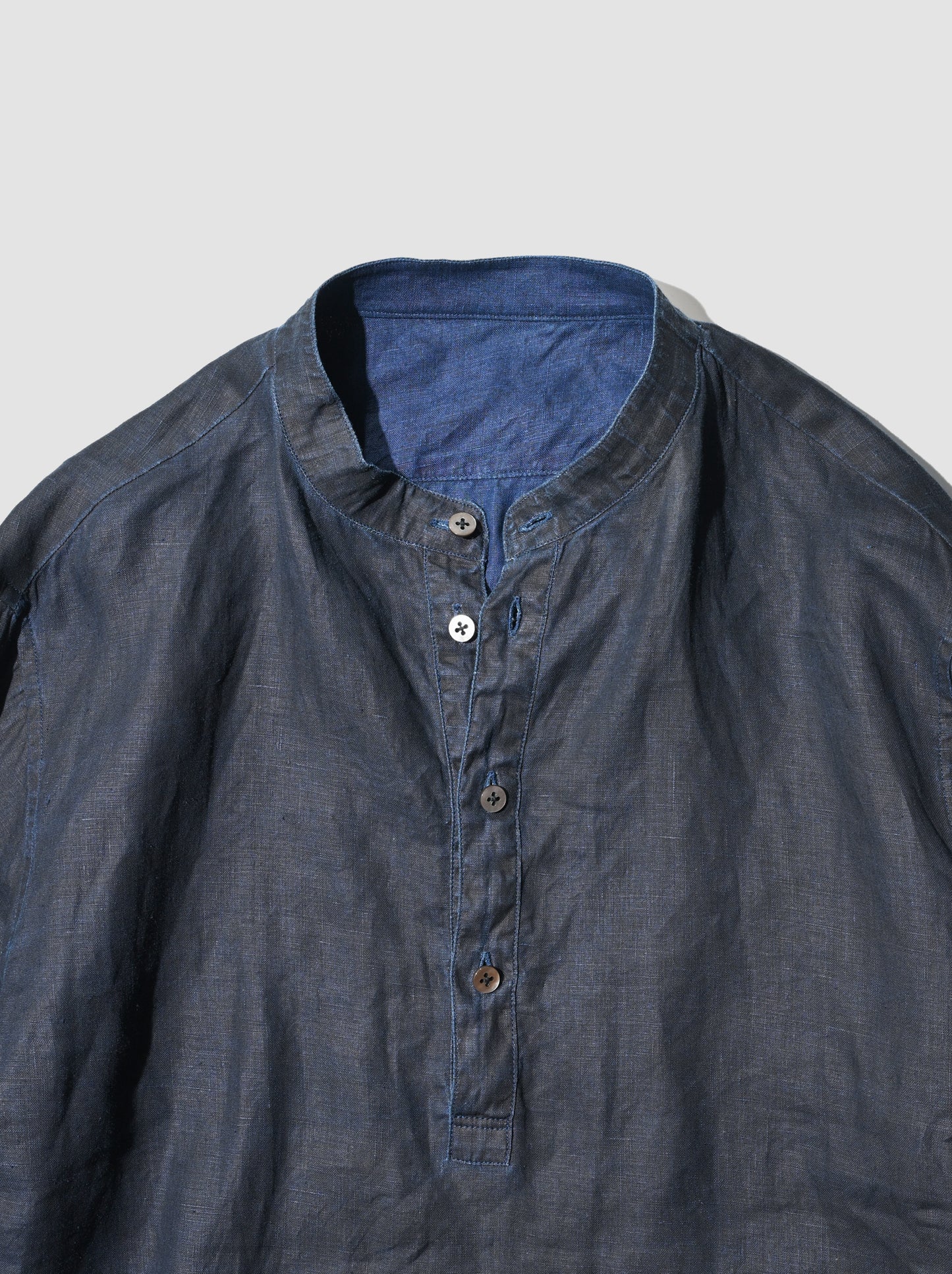 MITTAN / やわらか大麻プルオーバー -墨×インディゴ