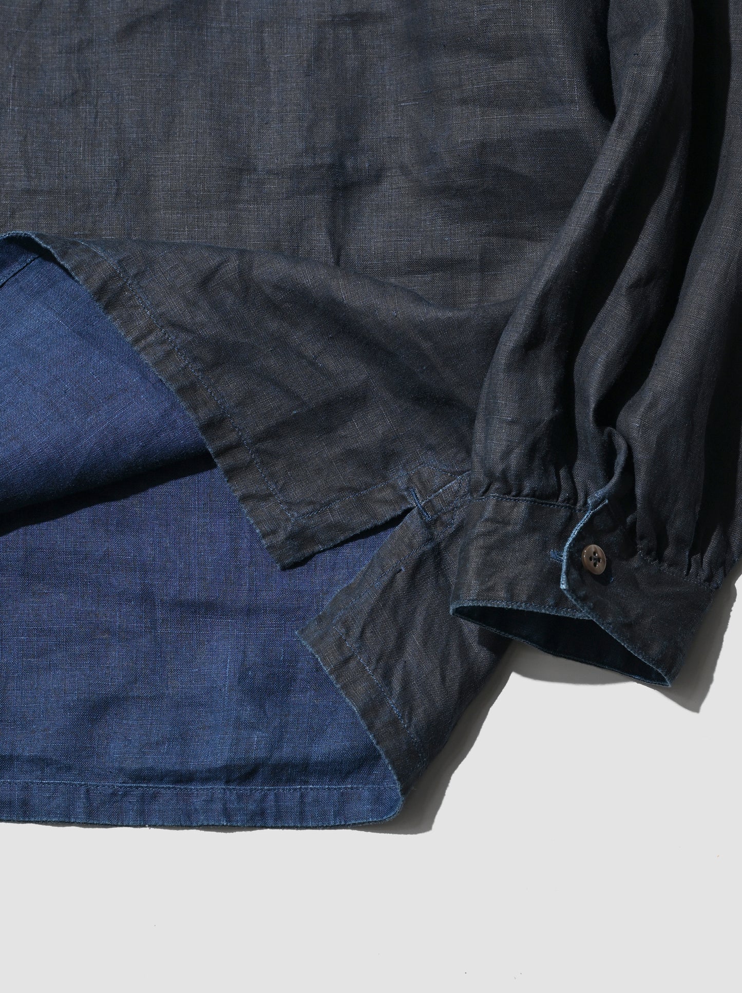 MITTAN / やわらか大麻プルオーバー -墨×インディゴ