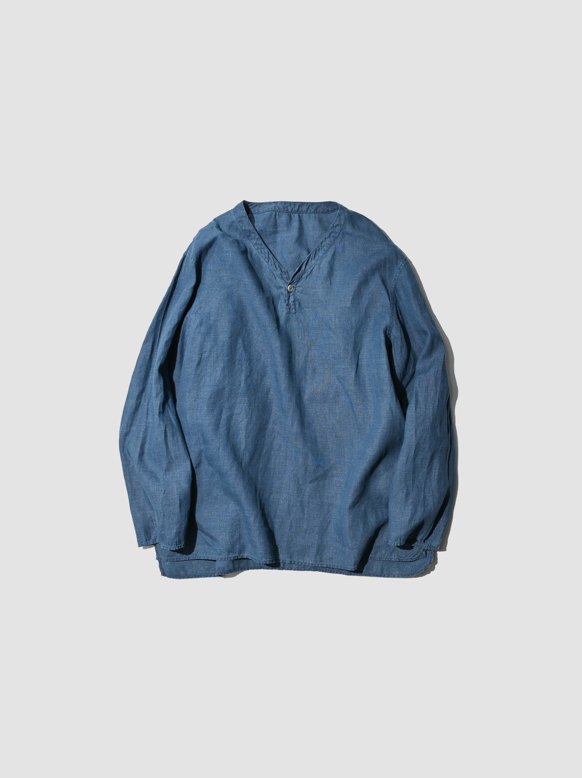 maitan様　オーダー品 MITTAN / 大麻長袖プルオーバー(草木染) -藍×胡桃 – and father