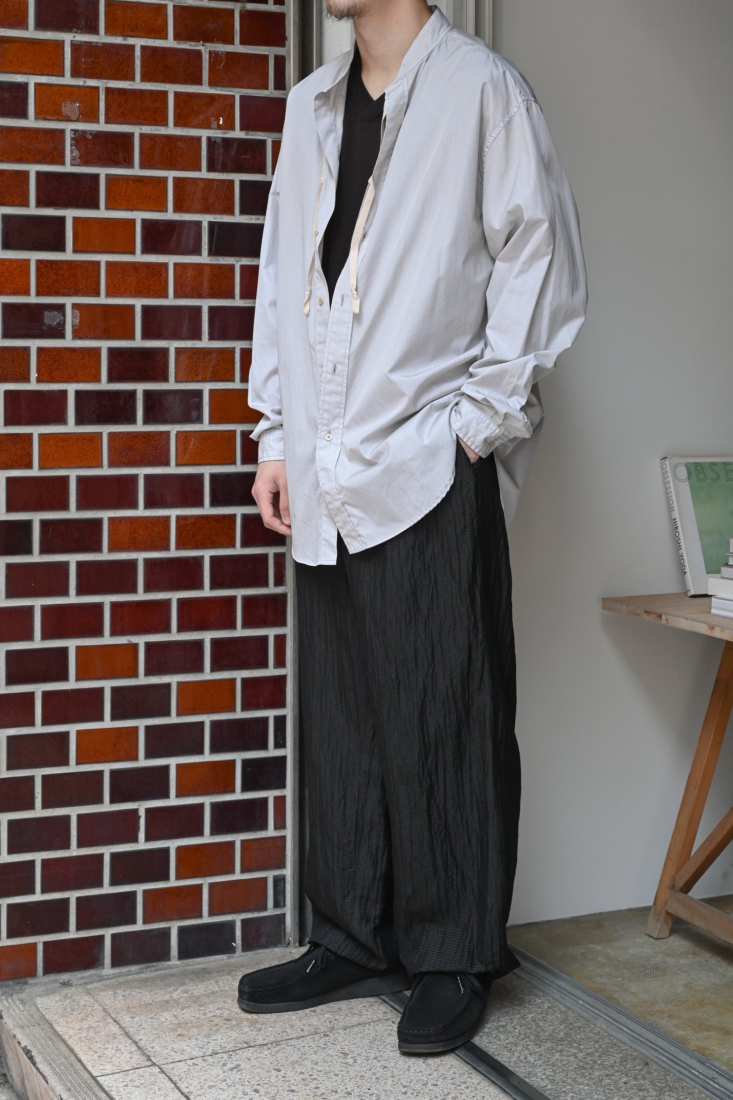 barbell object / tape sh -DULL BEIGE