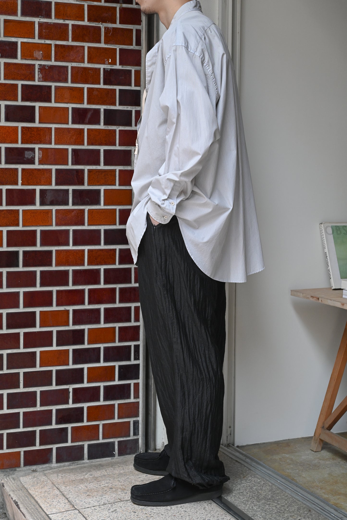 barbell object / tape sh -DULL BEIGE