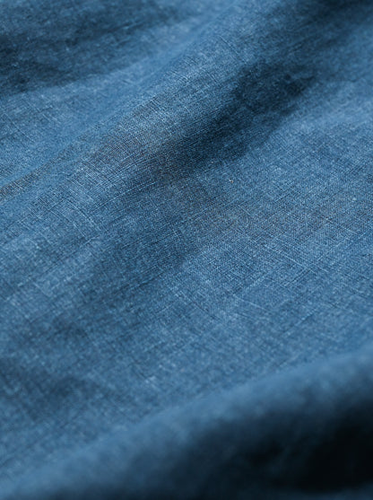 MITTAN / 大麻長袖プルオーバー(草木染) -藍×胡桃