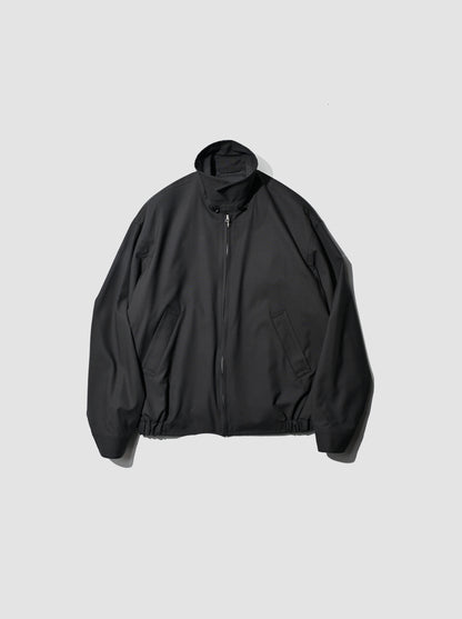 KAPTAIN SUNSHINE /  Wool Poplin Zip Blouson  -INK BLACK