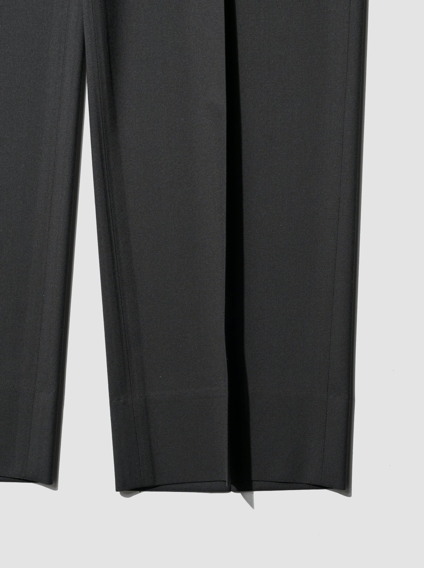 KAPTAIN SUNSHINE /  Wool Poplin Neutral Slacks -INK BLACK