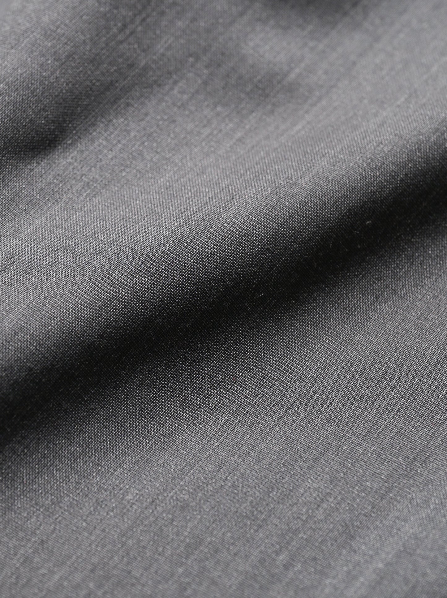 ANCELLM / BELTED WOOL SLACKS -GRAY