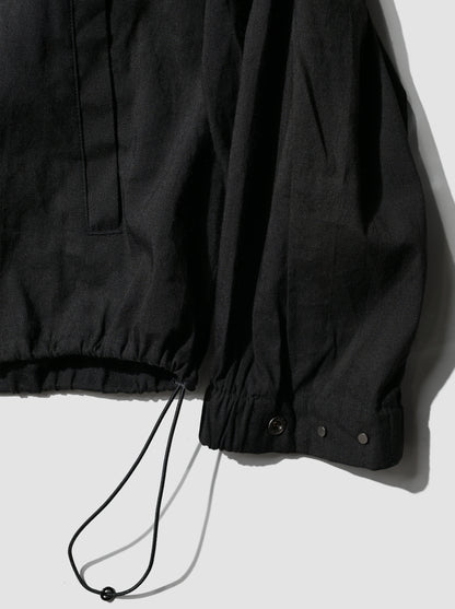 ANCELLM / L/N PULLOVER SHIRT -BLACK