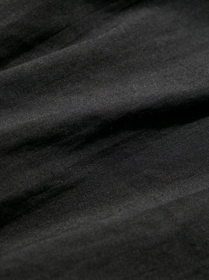 ANCELLM / L/N PULLOVER SHIRT -BLACK