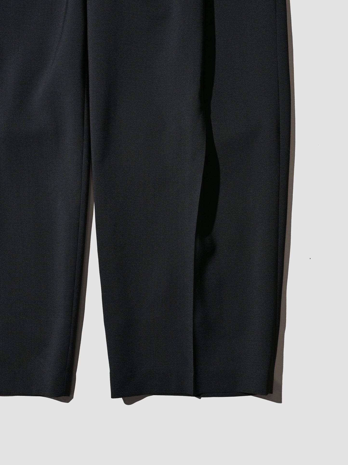 BISOWN / Suoer120's WO PLEATS TUCK SLACKS / MENS -BLACK