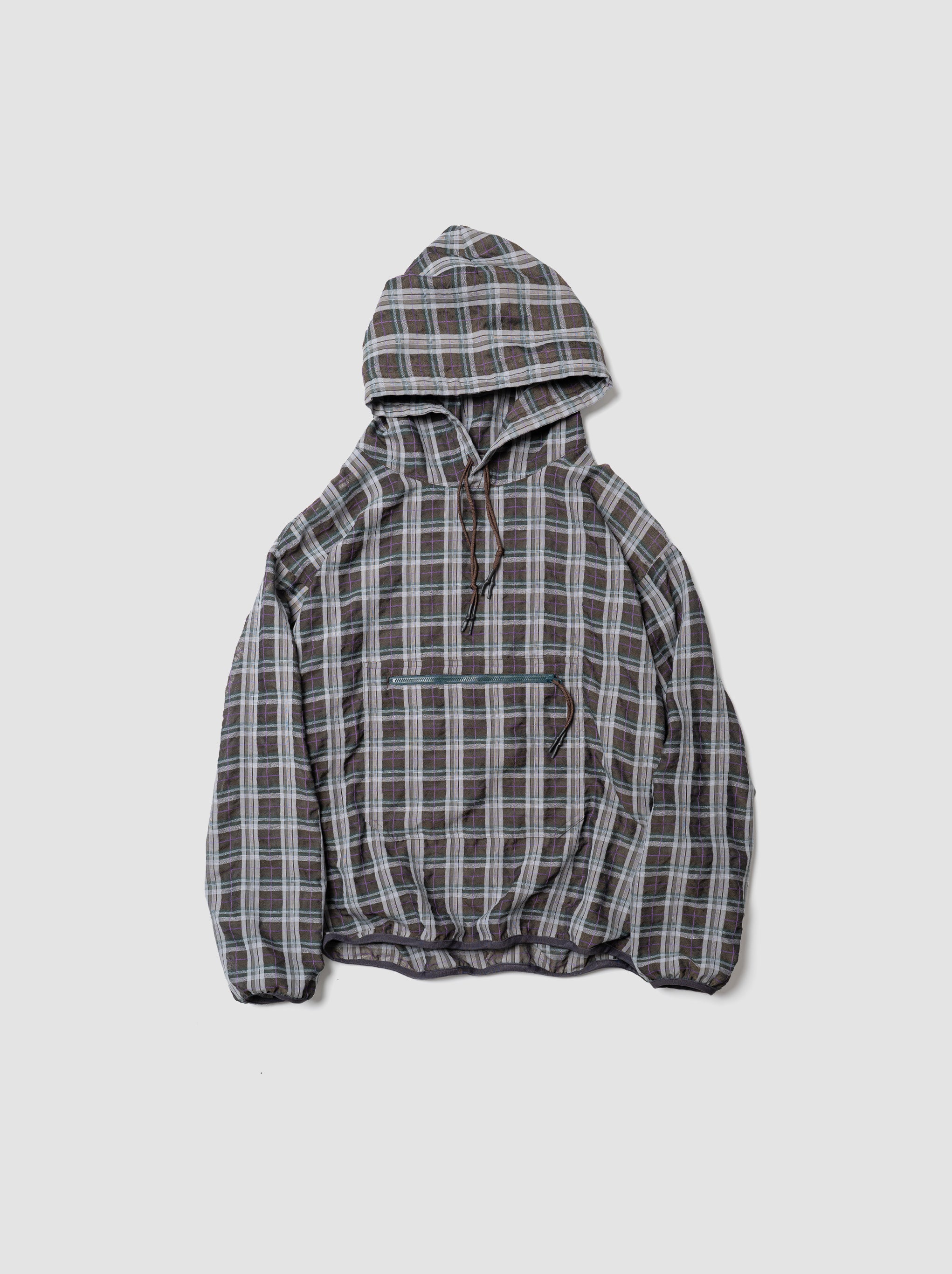 O- / FUNCY PLAID PULLOVER -BROWN PLAID