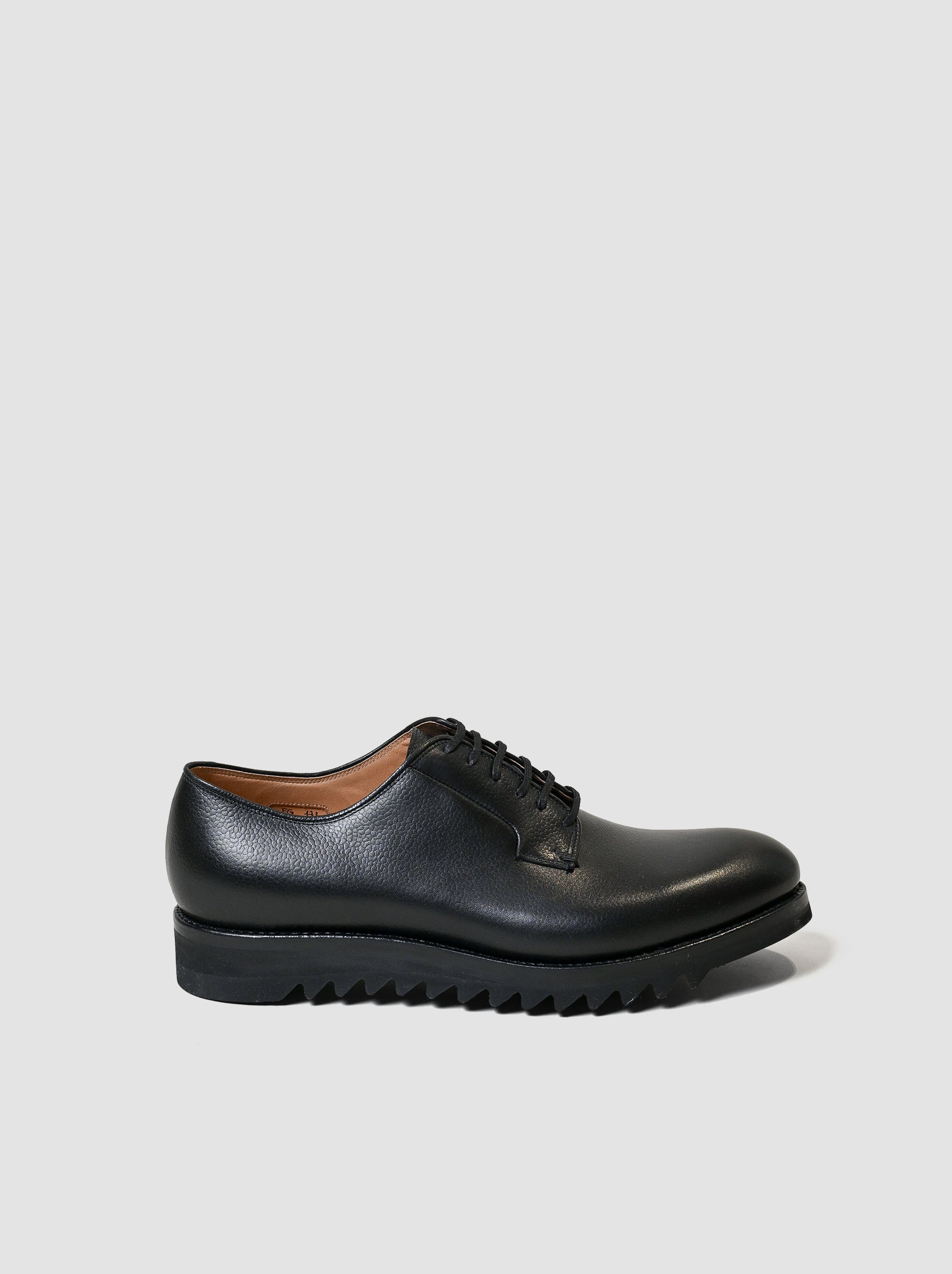 F.LLI Giacometti / FG173 massimo （SHARK SOLE PLAIN TOE） -SCOZIA NERO