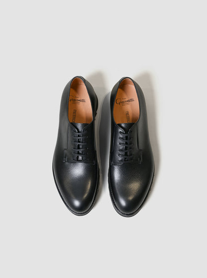 F.LLI Giacometti / FG173 massimo （SHARK SOLE PLAIN TOE） -SCOZIA NERO