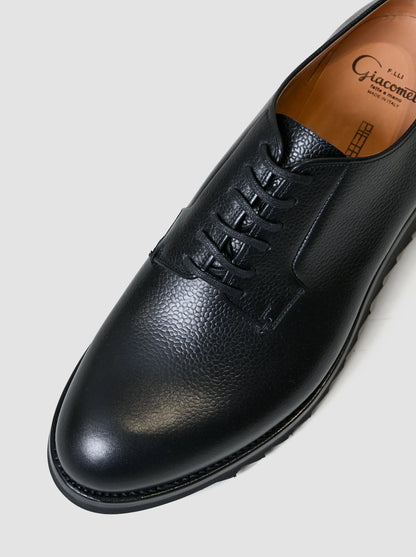 F.LLI Giacometti / FG173 massimo （SHARK SOLE PLAIN TOE） -SCOZIA NERO