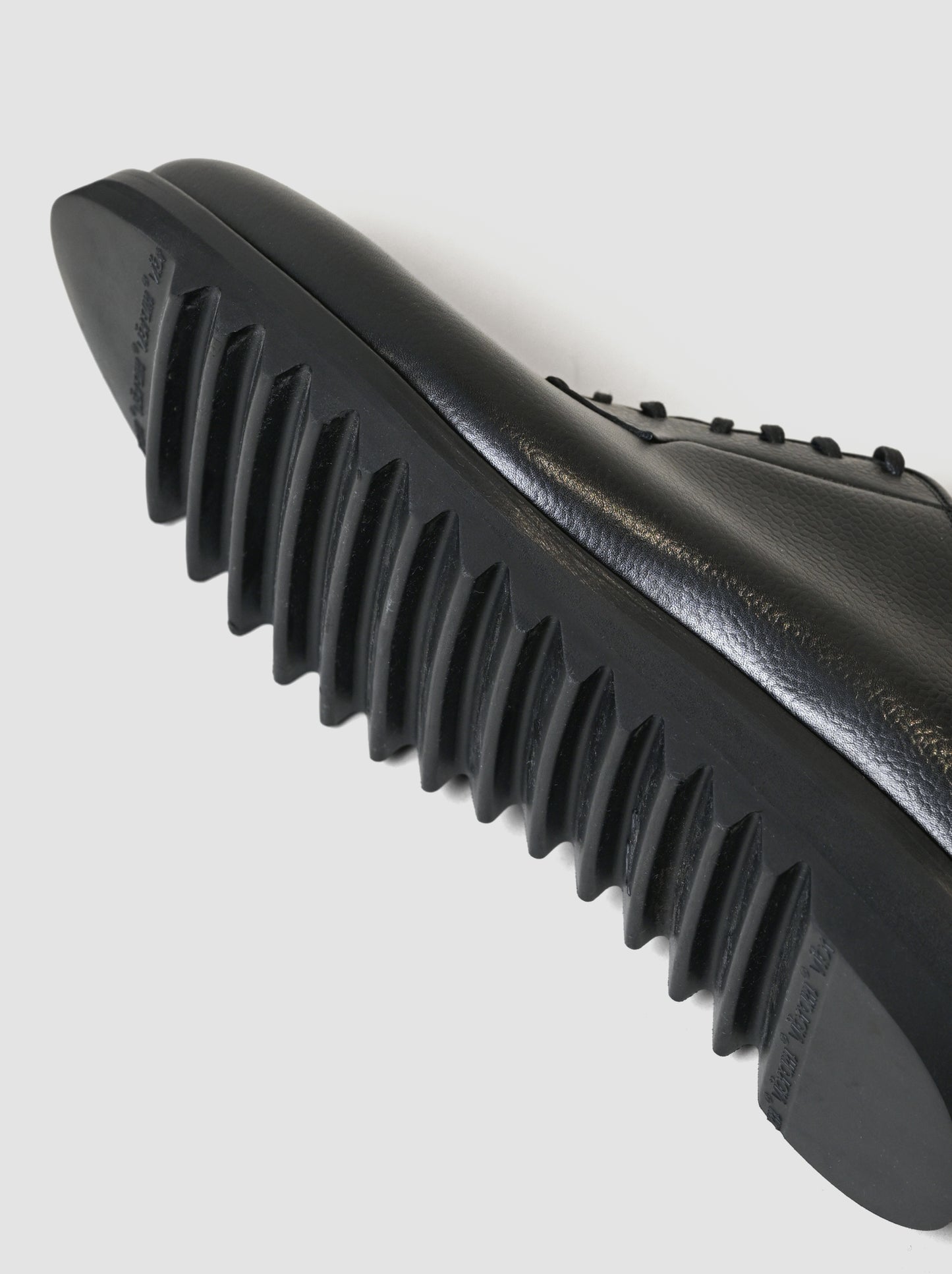 F.LLI Giacometti / FG173 massimo （SHARK SOLE PLAIN TOE） -SCOZIA NERO