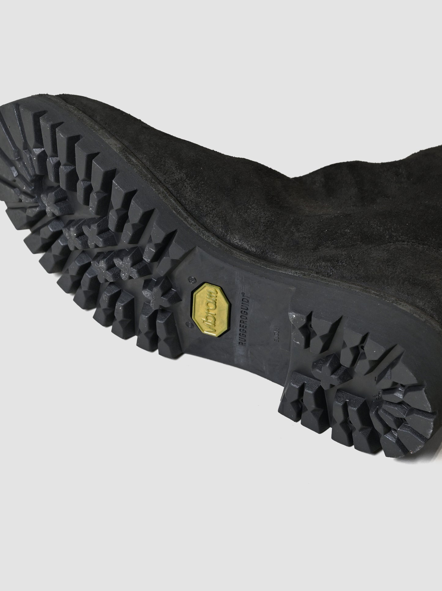 GUIDI / 796V HORSE REVERSE, BACK ZIP BOOT, SOLE RUBBER -BLACK