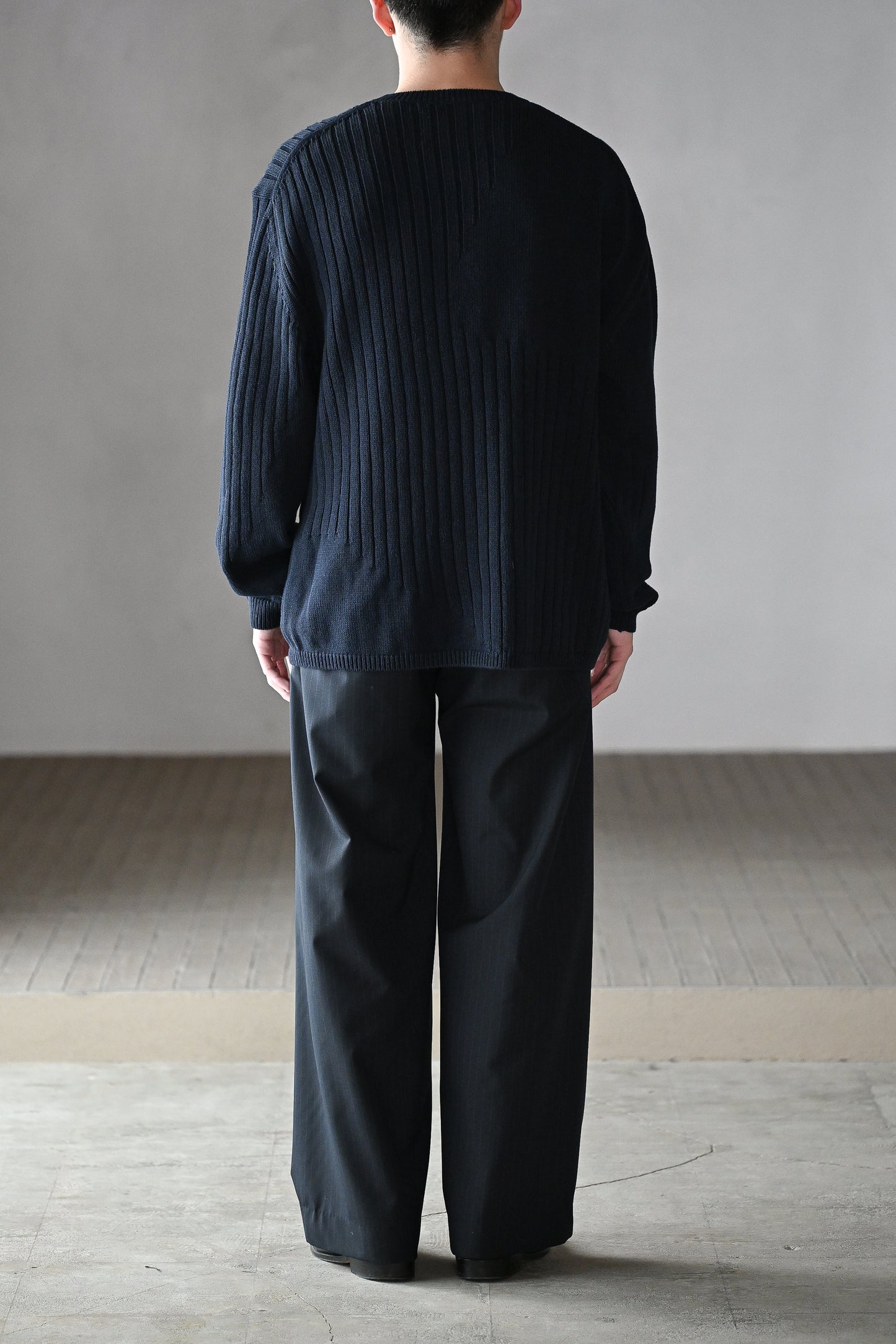 A MACHINE / Pullover Sweater/Brooks Brothers Illustlation Sweater(1982/CHRISTMAS) -NAVY