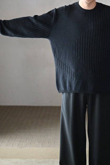 A MACHINE / Pullover Sweater/Brooks Brothers Illustlation Sweater(1982/CHRISTMAS) -NAVY