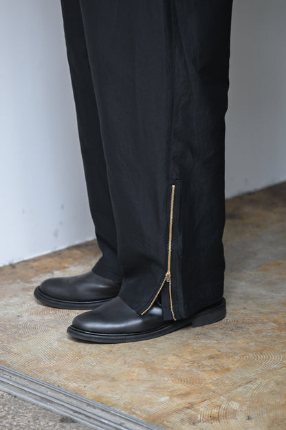 barbell object / zipper pt -BLACK