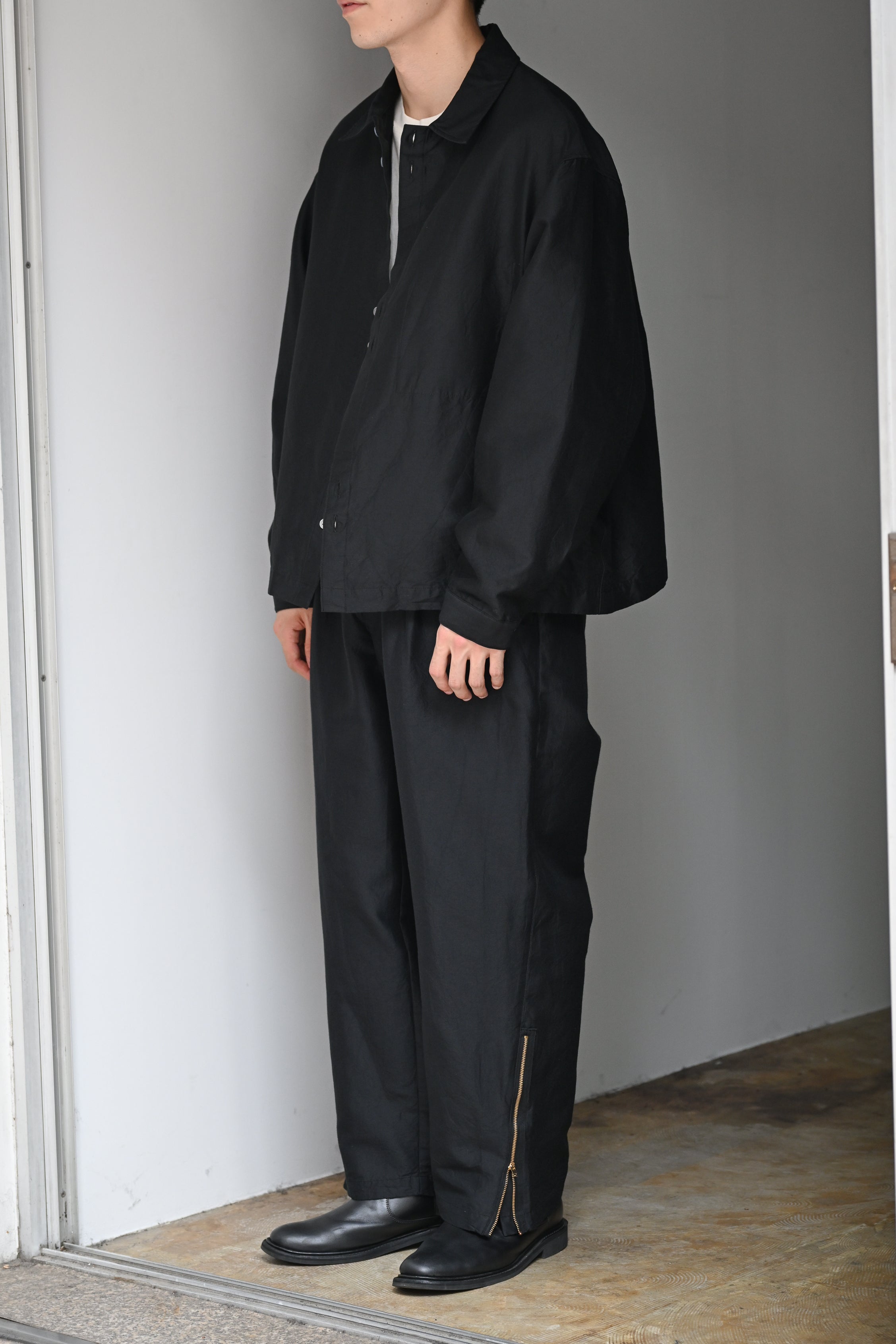 barbell object / zipper pt -BLACK – and father