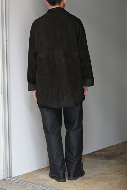 barbell object / leather 3b sh -BLACK