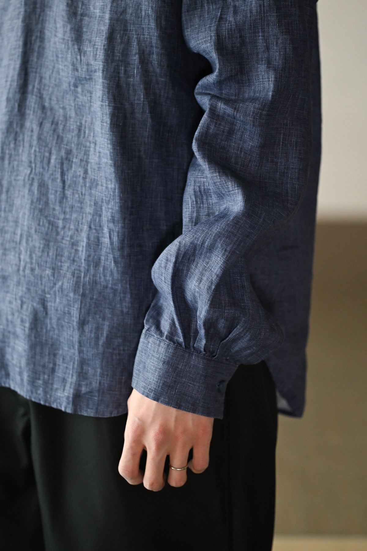 BOURRIENNE Paris X / SCULPTEUR LIN MARINE -BLUE – and father
