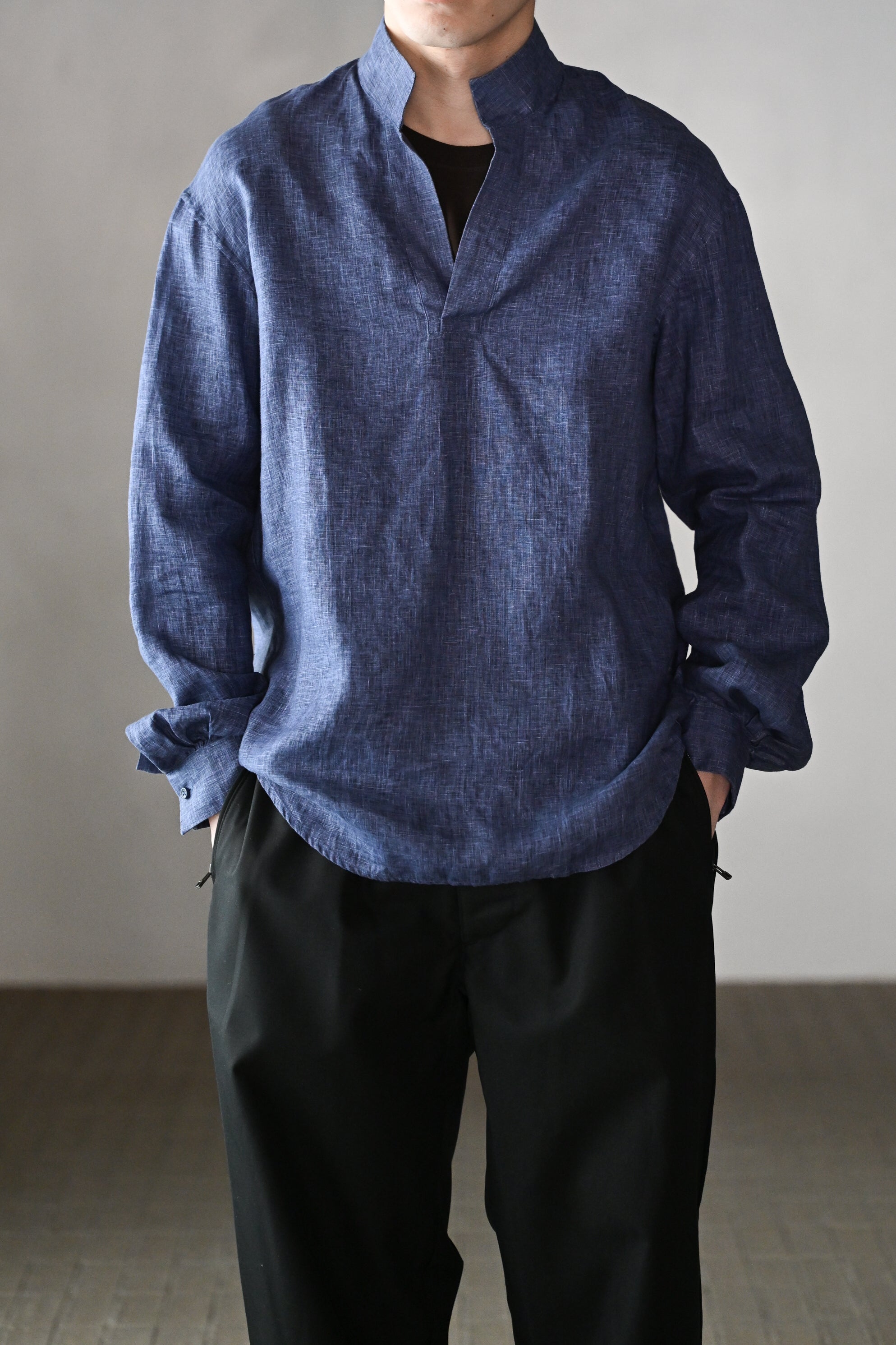 BOURRIENNE Paris X / SCULPTEUR LIN MARINE -BLUE – and father