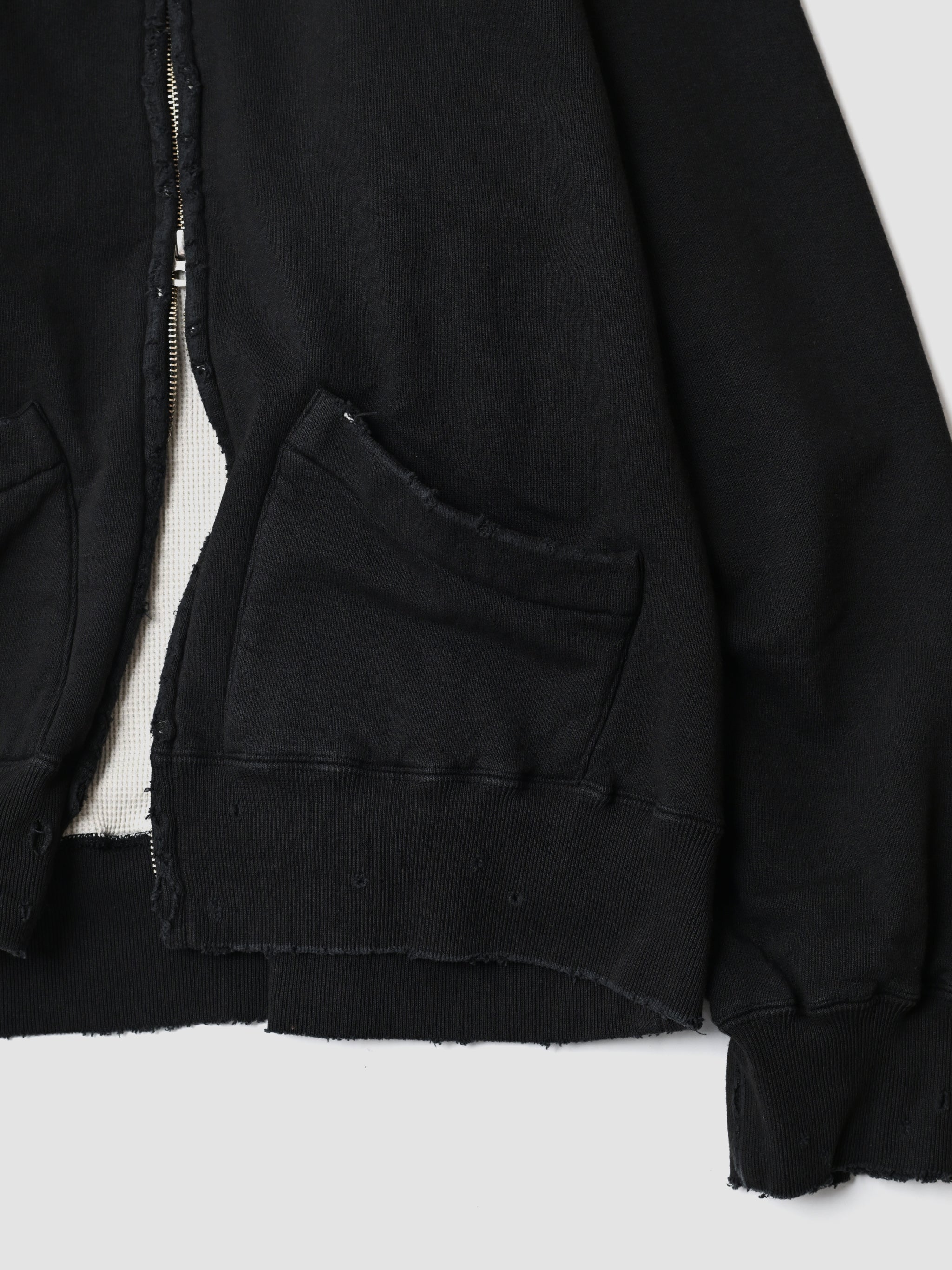 ANCELLM / ZIP UP HOODIE -BLACK – and father