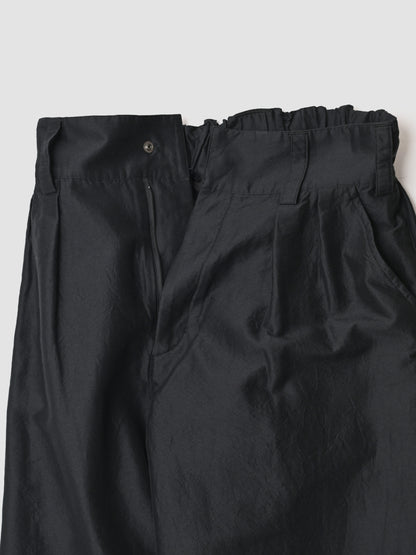 barbell object / zipper pt -BLACK