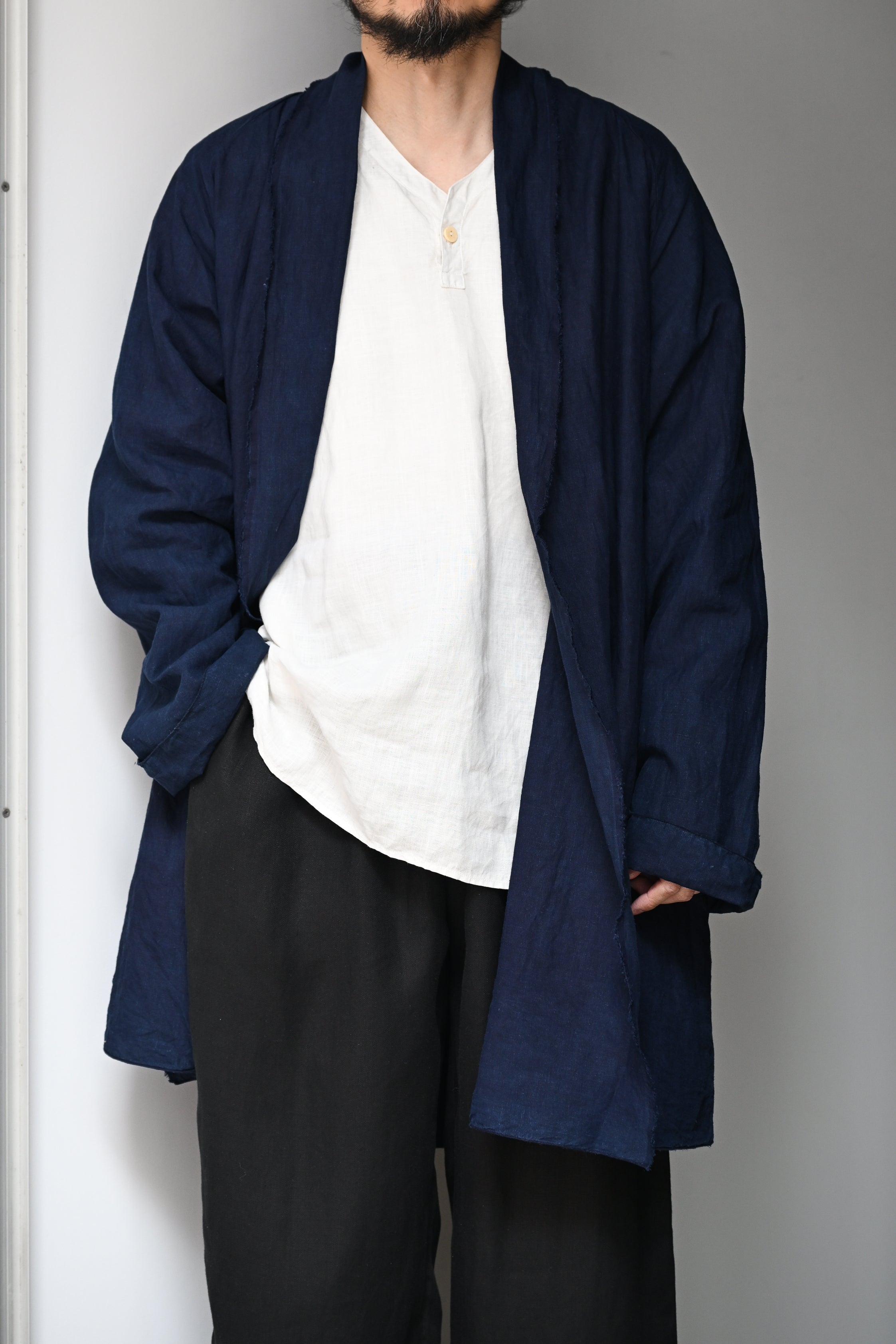MITTAN / JK-91DC 大麻羽織 高密度(草木濃染) -藍(濃) – and father