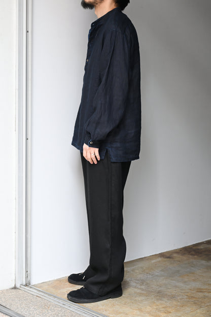 MITTAN / やわらか大麻プルオーバー -墨×インディゴ