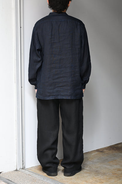 MITTAN / やわらか大麻プルオーバー -墨×インディゴ