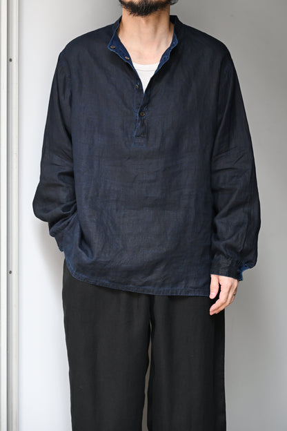 MITTAN / やわらか大麻プルオーバー -墨×インディゴ