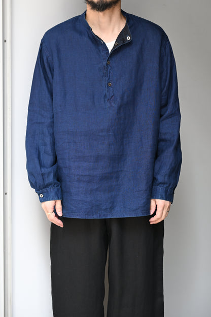 MITTAN / やわらか大麻プルオーバー -墨×インディゴ