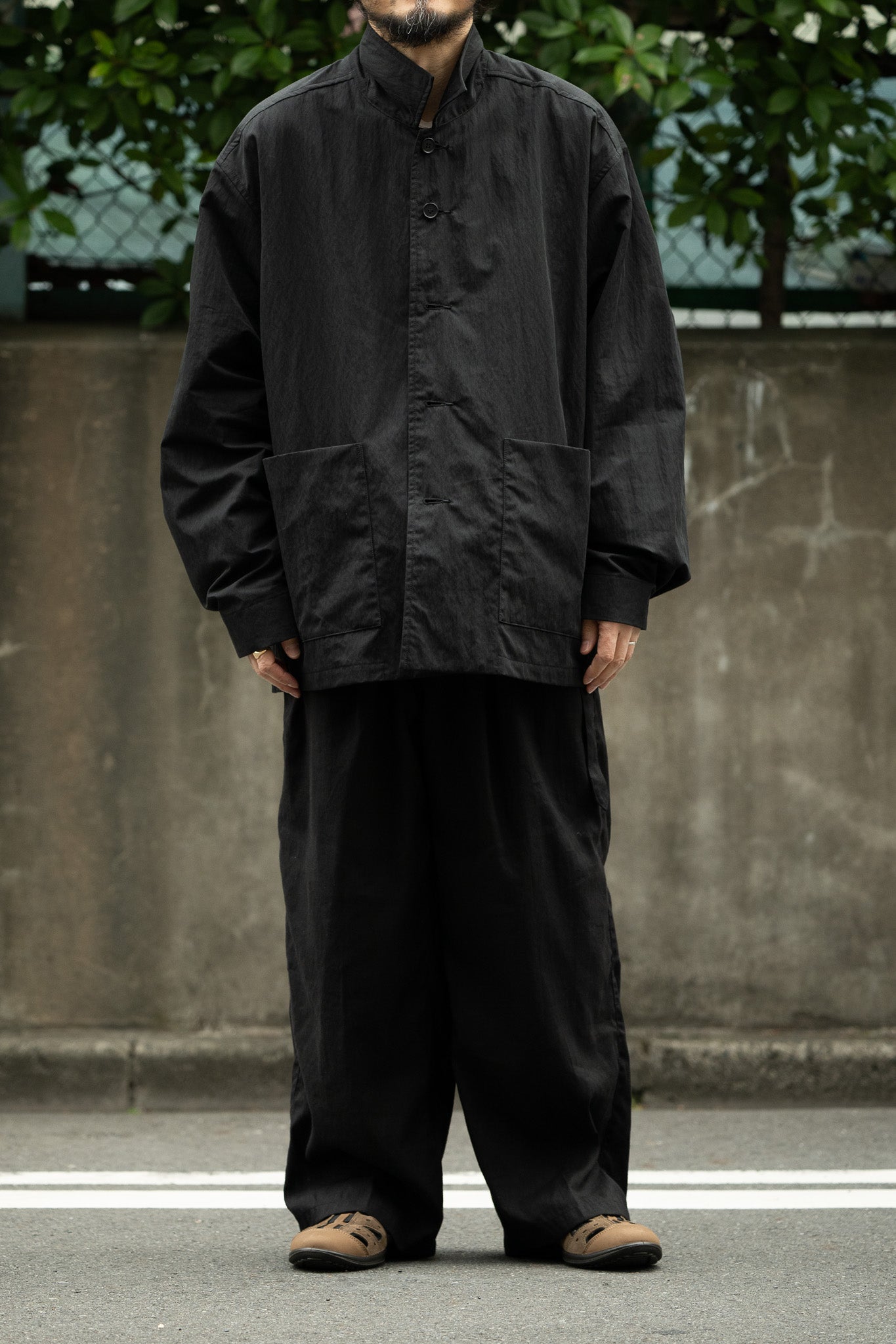 Antwort / EX. DESIGN TEAM SHIRT JACKET -BLACK
