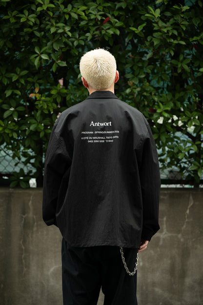 Antwort / EX. DESIGN TEAM SHIRT JACKET -BLACK