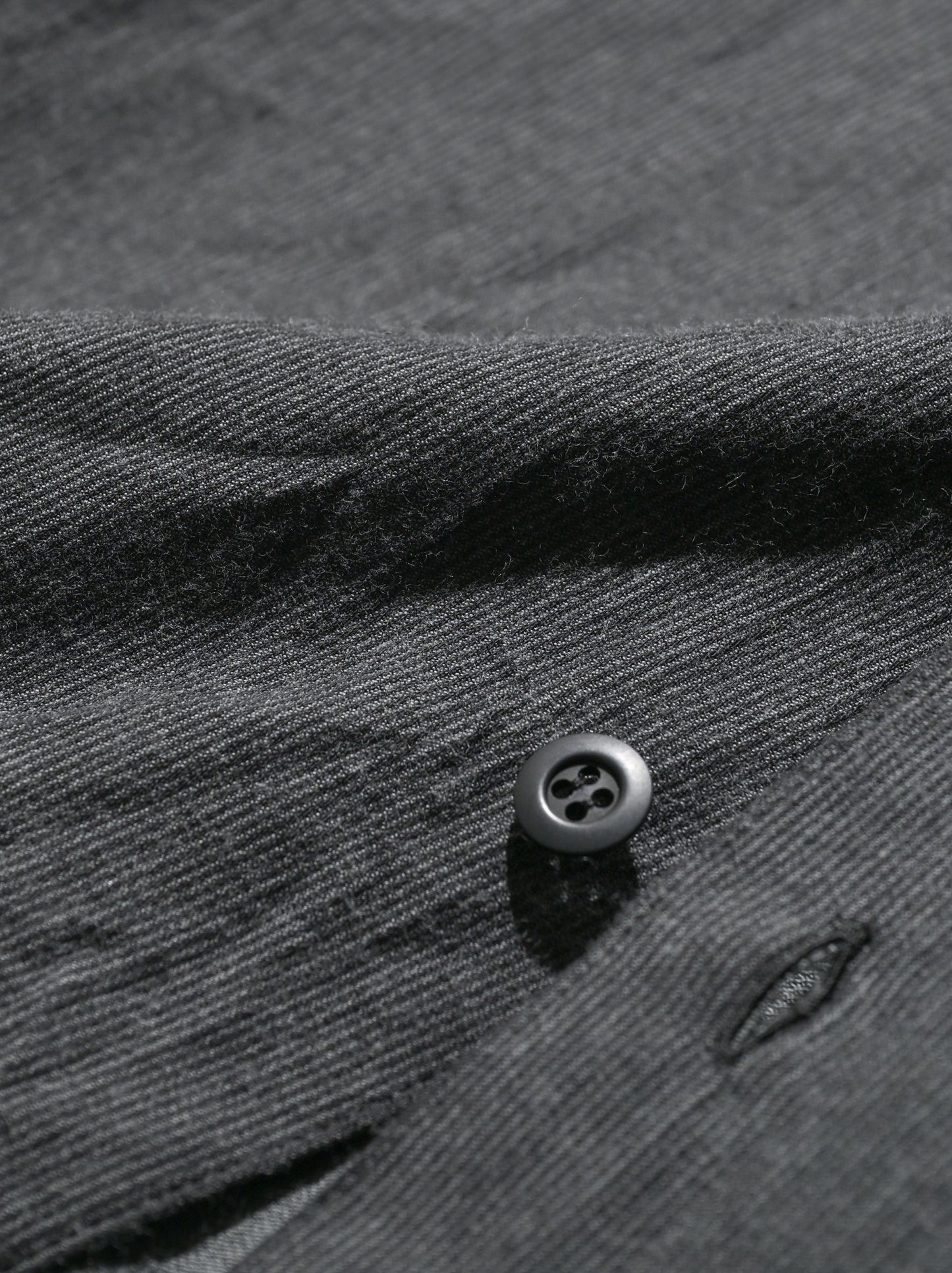 WHOWHAT /  5X SHIRT  <LONG SLEEVE/SHORT LENGTH>  -CHARCOAL