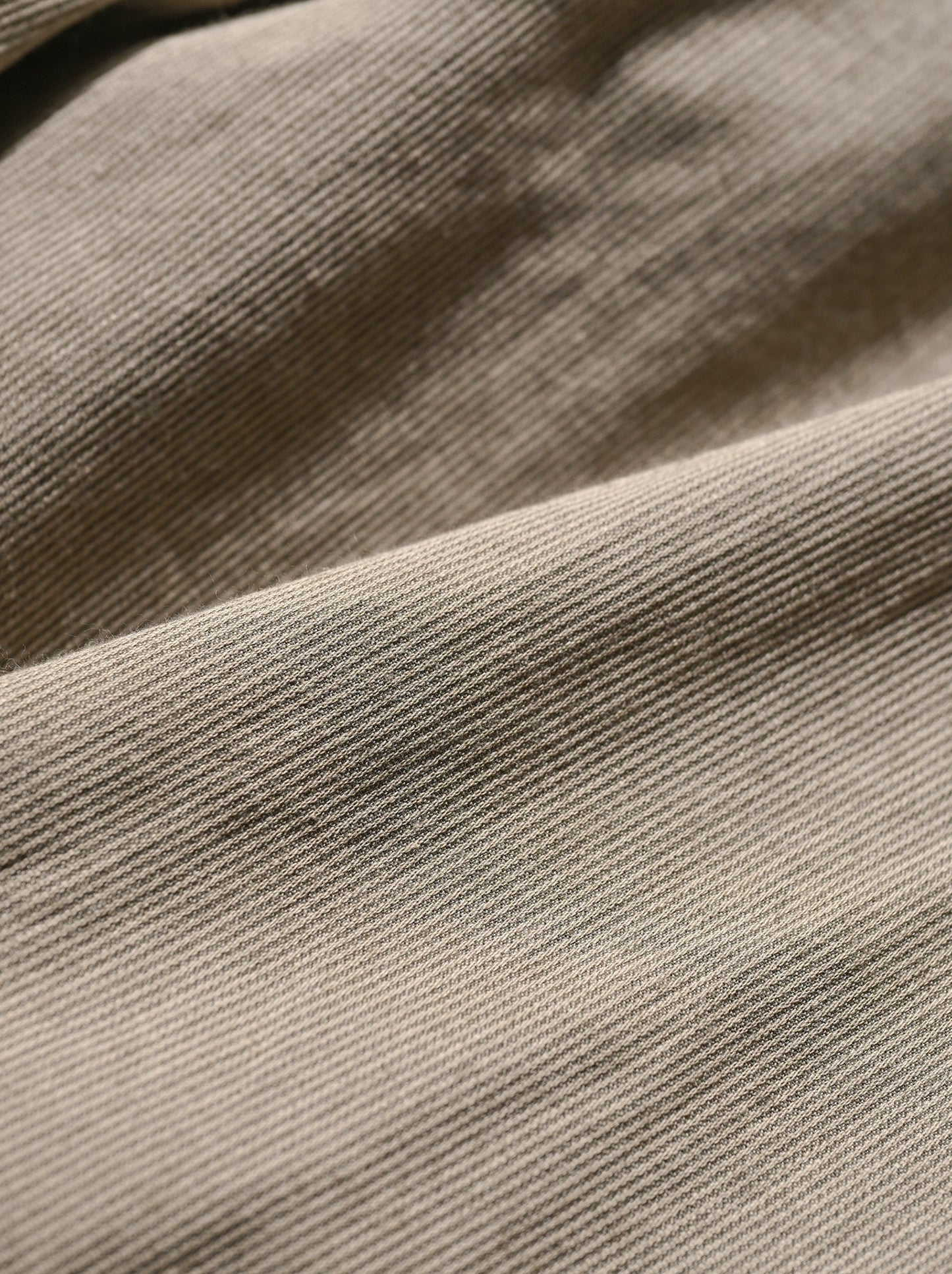 WHOWHAT /  5X SHIRT  <LONG SLEEVE/SHORT LENGTH>  -KHAKI BEIGE