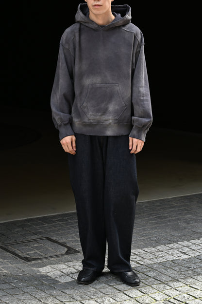 ANCELLM / SWITCHING HOODIE -BLACK