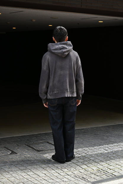 ANCELLM / SWITCHING HOODIE -BLACK