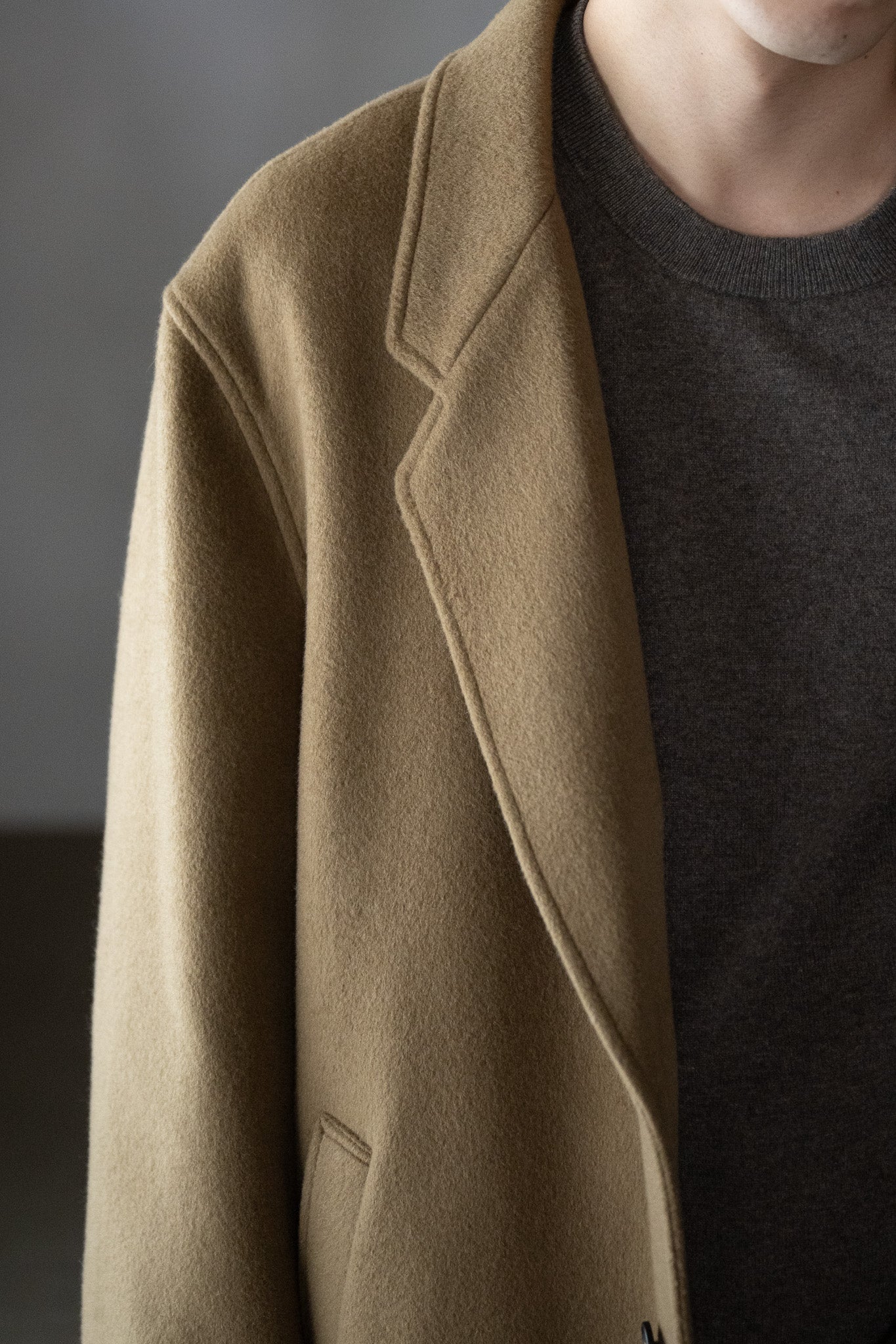 Cristaseya / OVERSIZED COAT -CAMEL