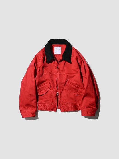ANCELLM / ZIP BLOUSON -RED